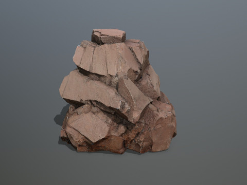 Desert Cliff Rock 2 3D-Modell