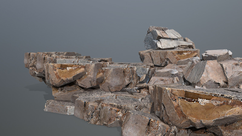 Desert rocks Modello 3D .c4d .max .obj .3ds .fbx .stl .blend 