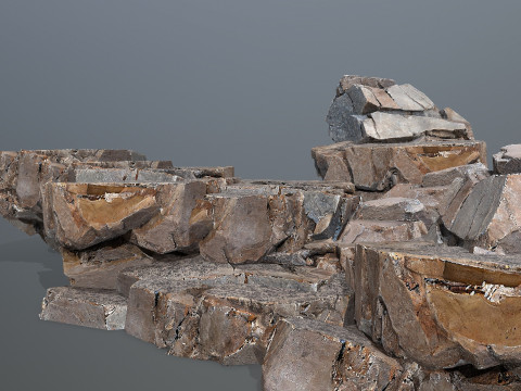 Desert rocks 3D 모델