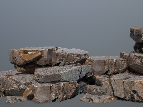 Desert rocks Modello 3D