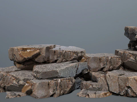 Desert rocks 3D Model
