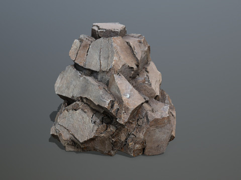Desert rocks Modello 3D