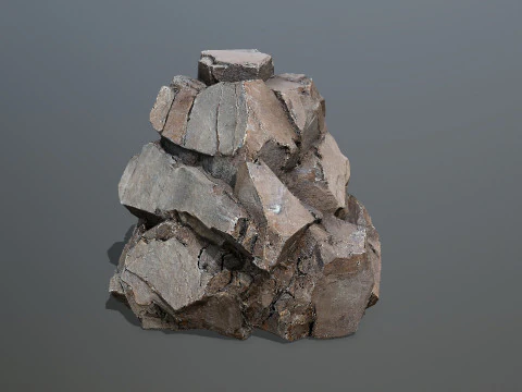 Desert rocks 3D Model
