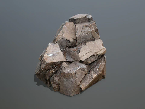 Desert rocks 3D Model