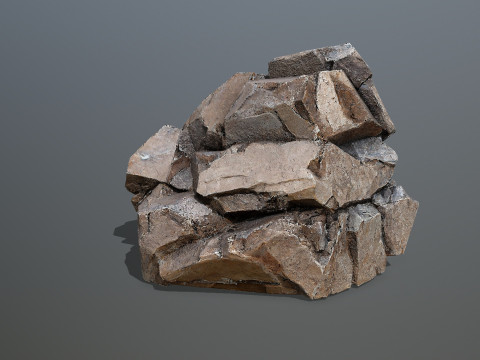 Desert rocks Modello 3D