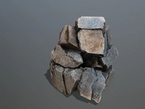 Desert rocks 3D Model