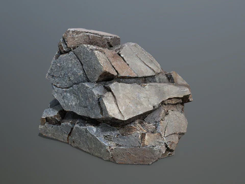 Desert rocks 3D Model