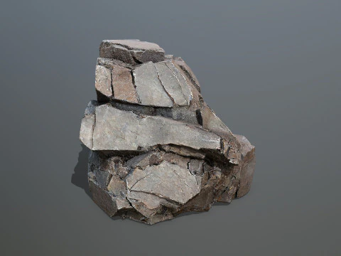 Desert rocks 3D Model