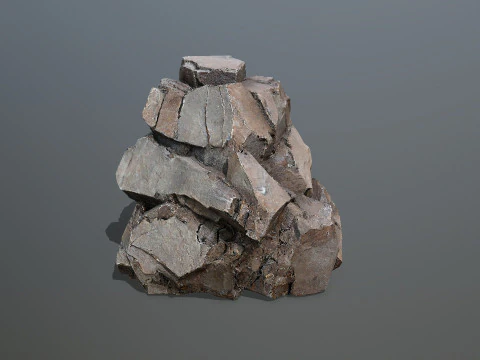 Desert rocks 3D Model