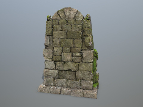 Lion Stone Throne 3D 모델