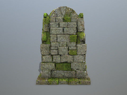 Lion Stone Throne 3D मॉडल