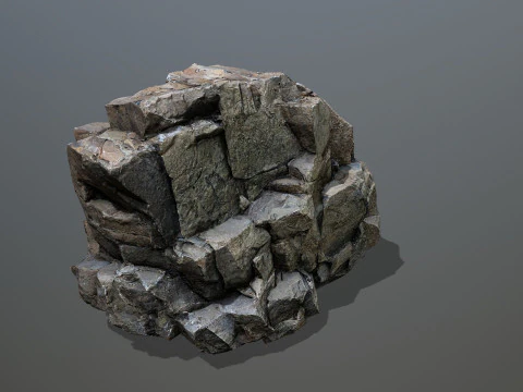 River Stones 3D Model