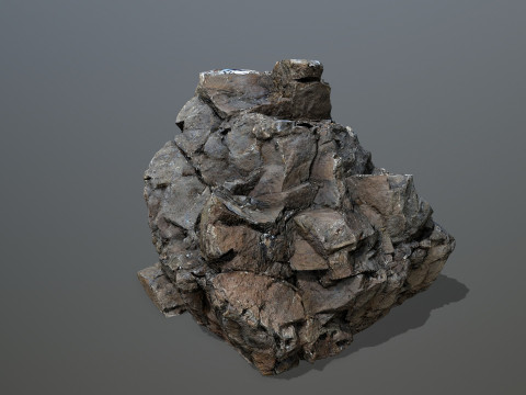 River Stones 3D 模型