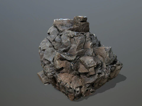 River Stones 3D Model