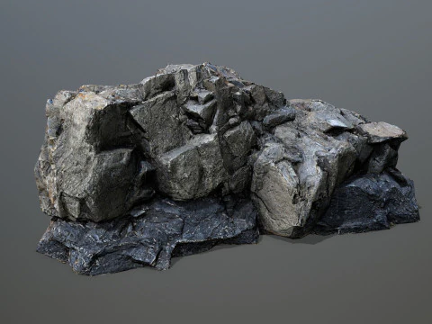 River Stones 3D Model