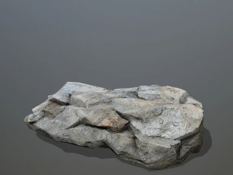 River Stones 3D Model