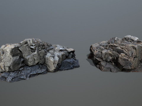 River Stones 3D 模型