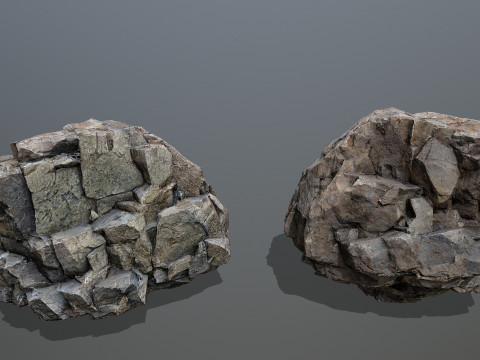 River Stones 3D 模型
