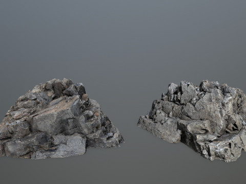 River Stones 3D 模型
