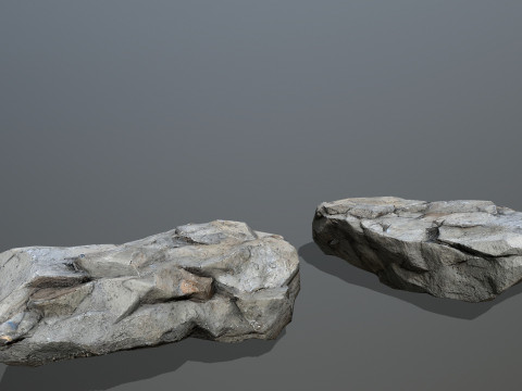 River Stones 3D 模型