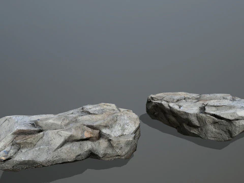 River Stones 3D Model