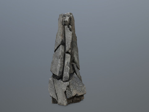 Cliff rocks 3D 模型