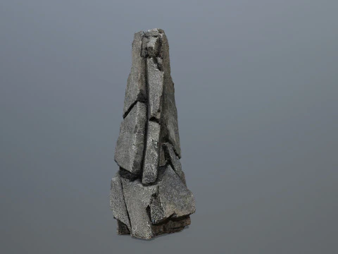 Cliff rocks 3D Model