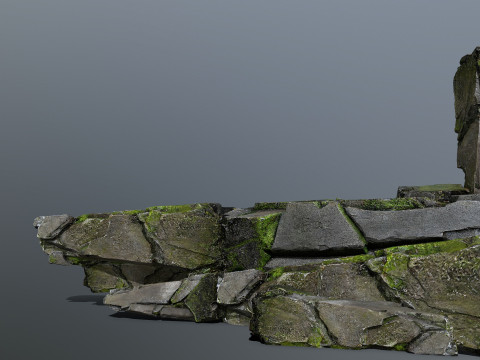 Cliff rocks Modèle 3D