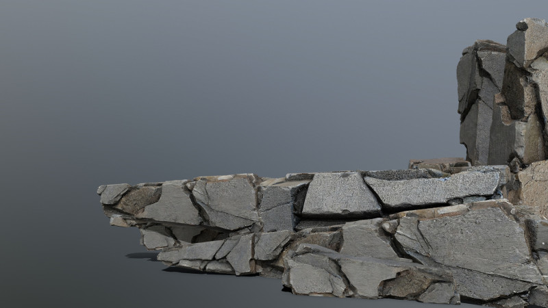 Cliff rocks 3Dモデル .c4d .max .obj .3ds .fbx .stl .blend 