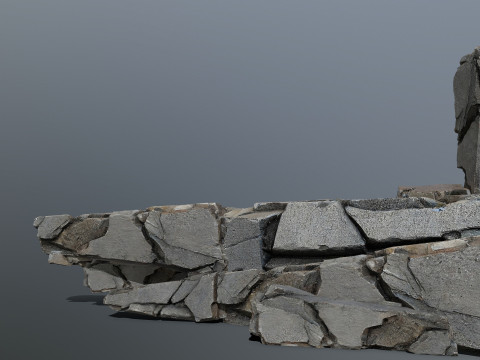 Cliff rocks 3D Модель