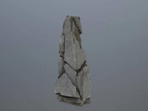 Cliff rocks 3D Model