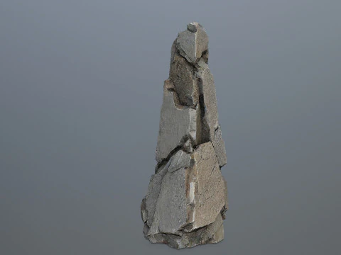 Cliff rocks 3D Model