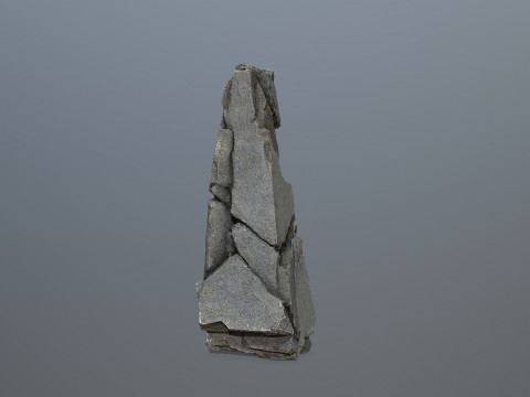Cliff rocks 3Dモデル