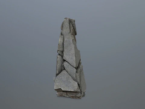 Cliff rocks 3D Model