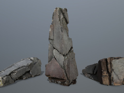 Crystal rocks 3D Model