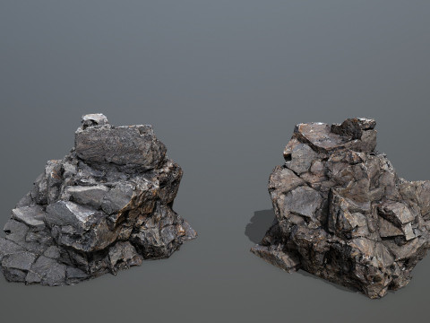 Cliff rocks 3D 모델
