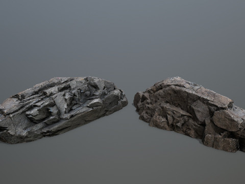 Cliff rocks 3D 모델