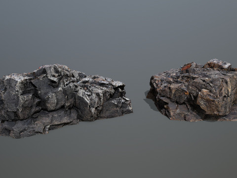 Cliff rocks 3D 모델