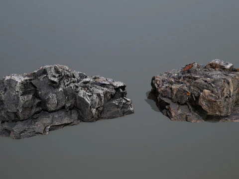 Cliff rocks 3D Model