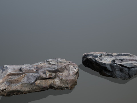 Cliff rocks 3D 모델
