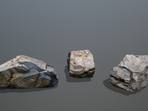 Cliff rocks 3D 모델