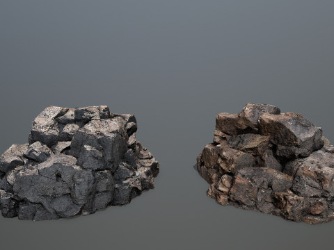 Cliff rocks 3D 모델