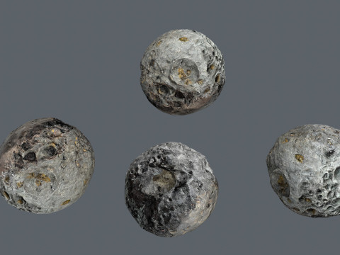 Asteroid set 3D मॉडल