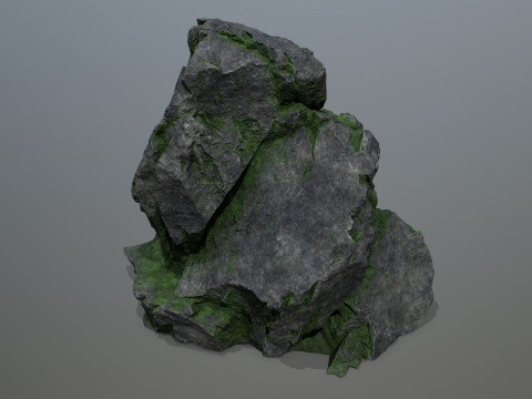 Old cliff rocks 3D-Modell