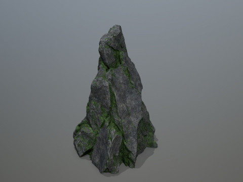 Old cliff rocks 3D-Modell