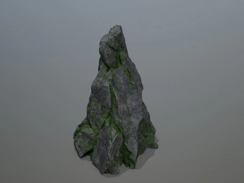 Old cliff rocks 3D Model