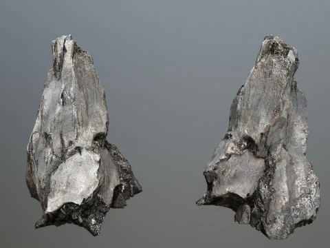 Old cliff rocks 3D Model