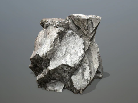 Old cliff rocks 3D Model