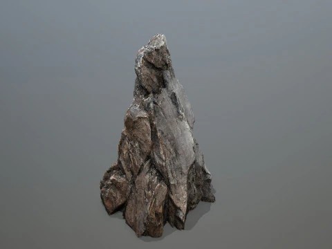 Old cliff rocks 3D Model