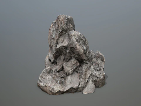 Old cliff rocks 3D Model